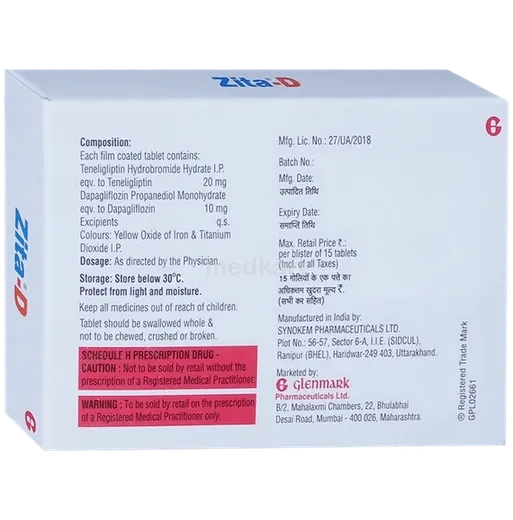 zita d 5mg tablet 15's